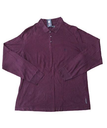 WINE FRENCH CONNECTION 861 LONG SLEEVE T-SHIRT