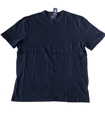 BLACK EASY SHORT SLEEVE T-SHIRT