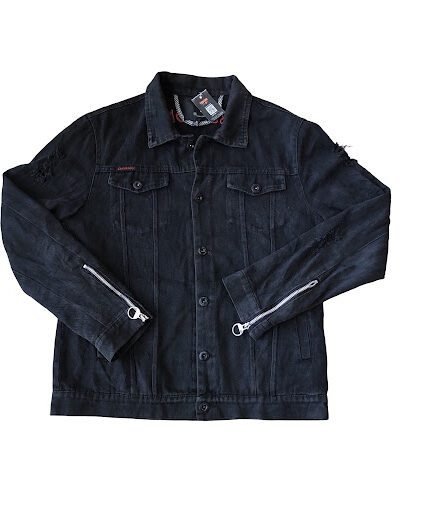 BLACK XXFS DENIM JACKET
