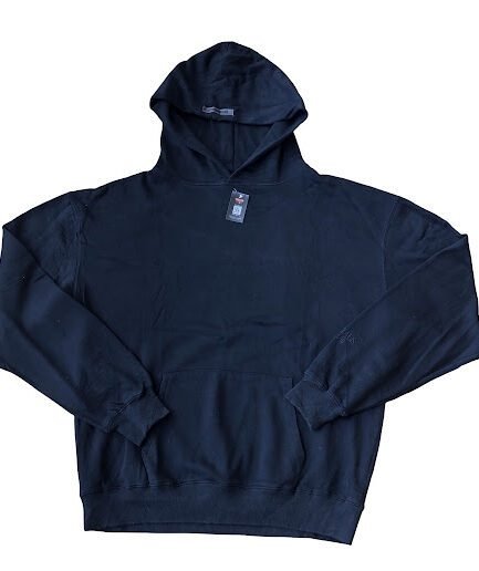 BLACK ESSENTIALS HOODIE