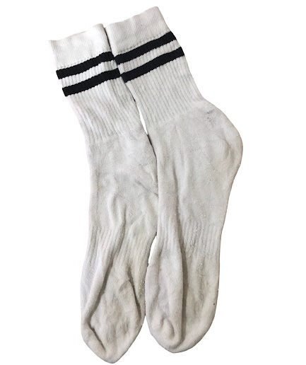 WHITE PLAIN 313 SOCK