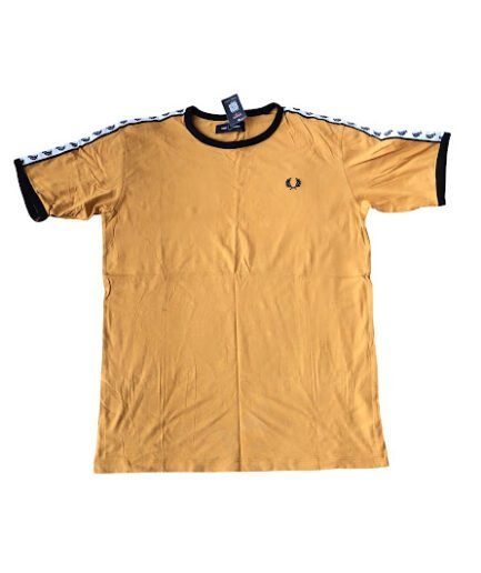 YELLOW FRED PERRY 972 SHORT SLEEVE T-SHIRT