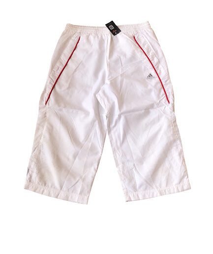 WHITE ADIDAS 461 SHORT TRACKPANT