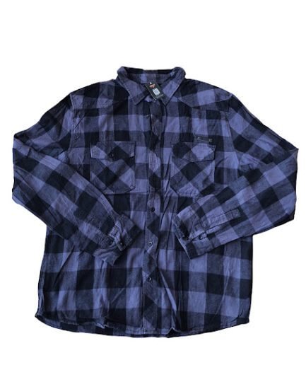 GRAY BRANDIT 490 FLANNEL SHIRT