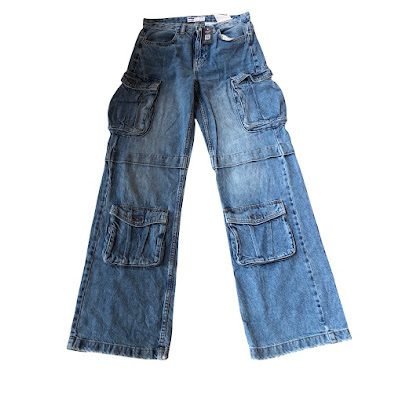 BLUE BERSHKA 110 JEANS