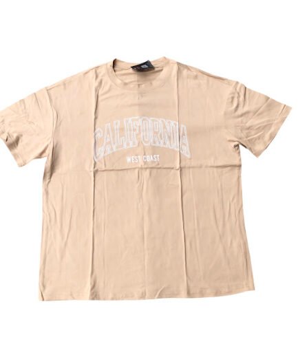 CREAM SHEIN  SHORT-SLEEVE T-SHIRT 124