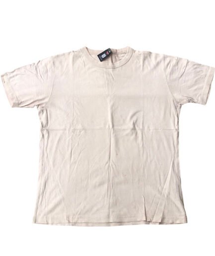 PLAIN CREAM UNIQLO SHORT-SLEEVE T-SHIRT 065