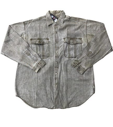 ARMY GREE COTLER SHIRT 534