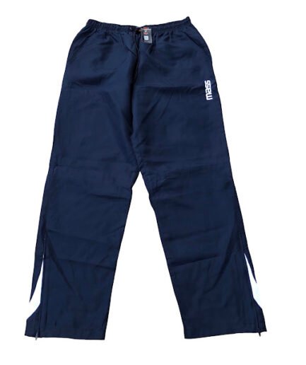 NAVY BLUE MASS TRACKPANTS