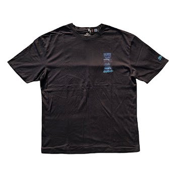 NAVY BLUE TROPI SHORT SLEEVE T-SHIRT