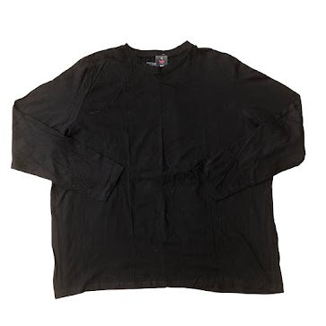BLACK PRIMARK LONG SLEEVE T-SHIRT