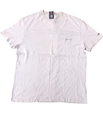 BEIGE TOMMYJEAN SHORT SLEEVE T-SHIRT