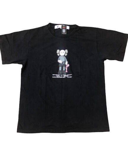 BLACK OFFWHITE SHORT SLEEVE T-SHIRT
