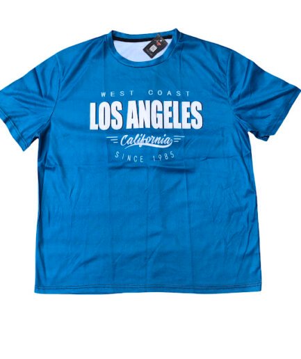 BLUE LOS ANGELES SHORT SLEEVE T-SHIRT