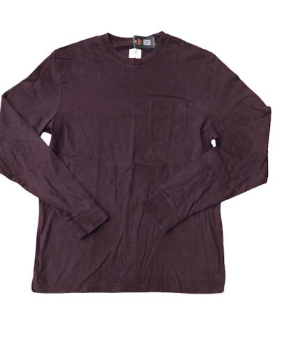 WINE M&S LONG SLEEVE T-SHIRT