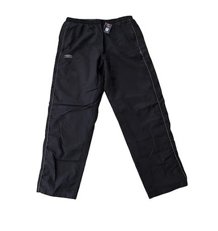 BLACK UMBRO TRACKPANT