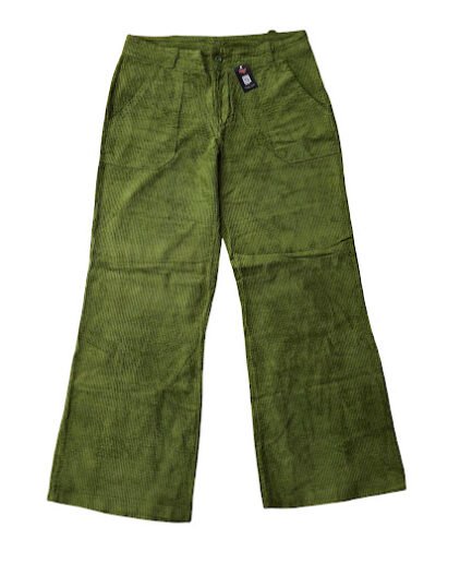 GREEN CORDUROY PANT