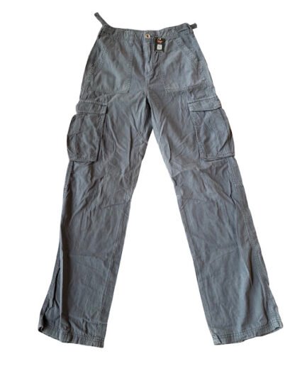 GRAY BERSHKA CARGO PANT