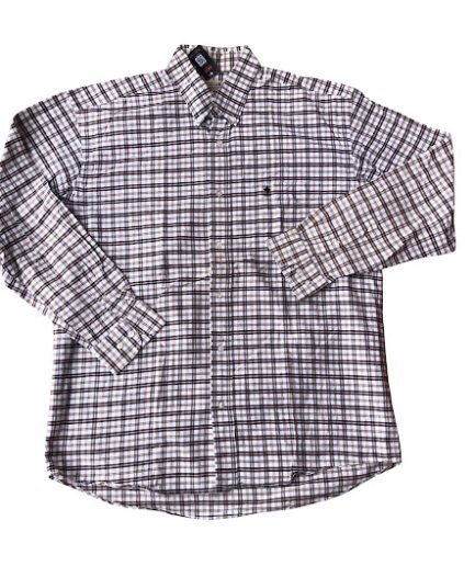 BROWN FLANNEL SHIRT