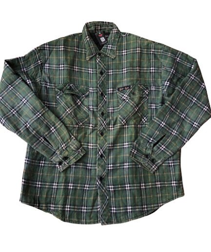 GREEN FLANNEL SHIRT
