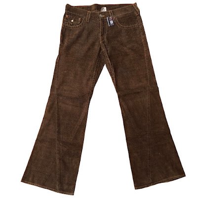 BROWN TRUE RELIGION CORDUROY PANT