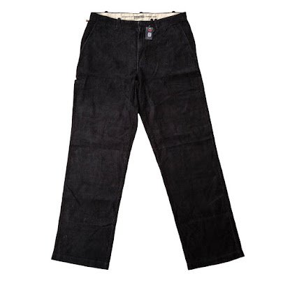 BLACK COMFORT GEAR CORDUROY PANT