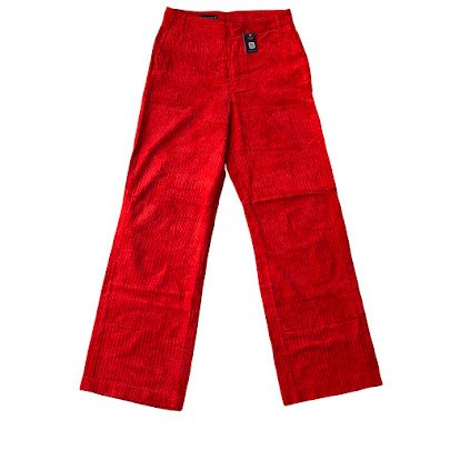 RED ZARA CORDUROY PANT