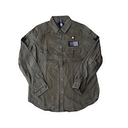 BROWN CACHE OXFORD SHIRT