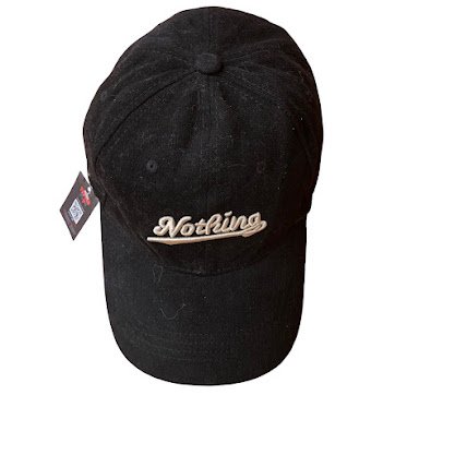 BLACK NOTHING CAP