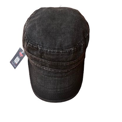 BLACK DENIM CAP