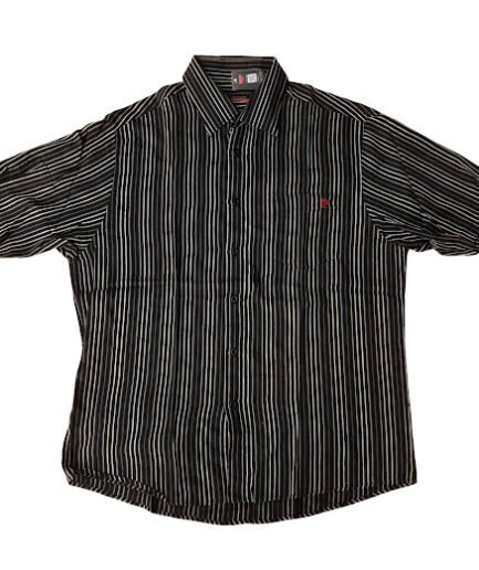 BLACK PIERRE CARDIN OXFORD SHIRT