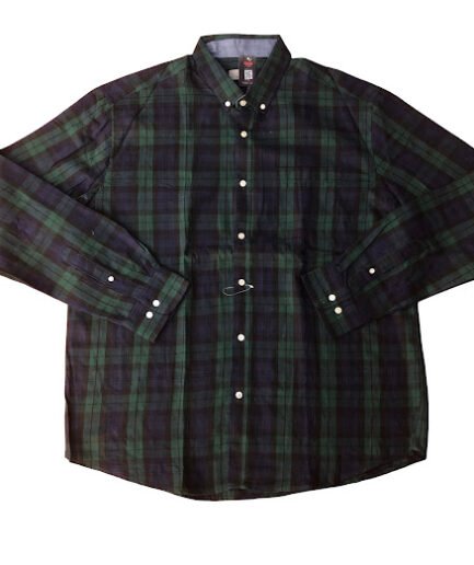 NAVY BLUE TEX FLANNEL SHIRT