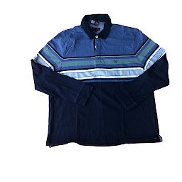 NAVY BLUE LINCOLN LONG SLEEVE T-SHIRT