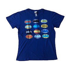 BLUE BATMAN SHORT SLEEVE T-SHIRT