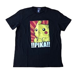 BLACK PIKA SHORT SLEEVE T-SHIRT