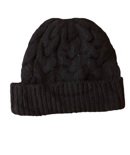 BLACK WEAVEN BEANIE