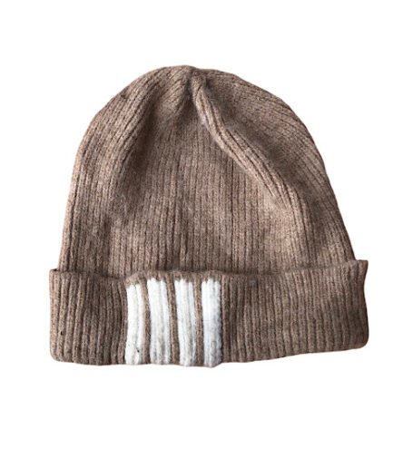BROWN &CREAM BEANIE