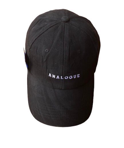 BLACK ANALOUGE FACECAP