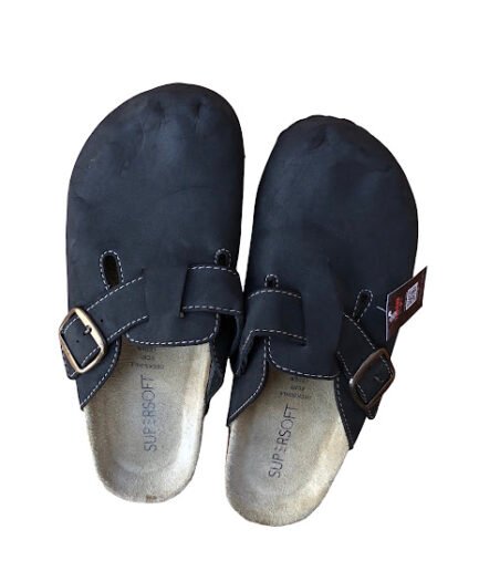 BLACK SUPERSOFT BIRKEN SLIDE