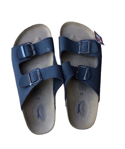 BLACK SLAZENGER BIRKENSTOCK SLIDE