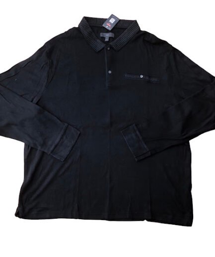 BLACK M&S LONG SLEEVE T-SHIRT