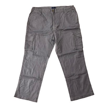 GREY COTTON TRADER CARGO PANT