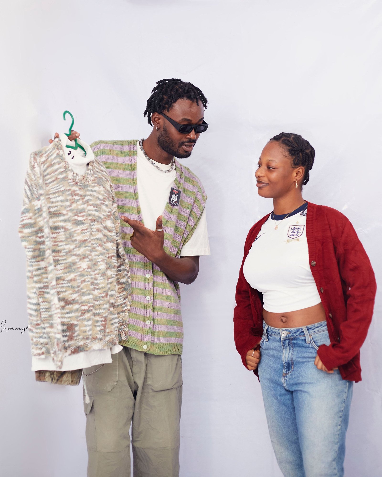 Thrifted outfit styled by ThreadPLUG